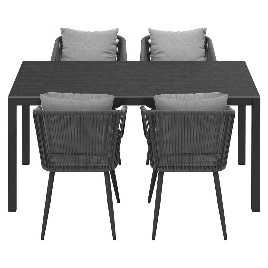 OUTLIV. Alex Gartenmöbel-Set M (4 Plätze) Tisch 160x90cm