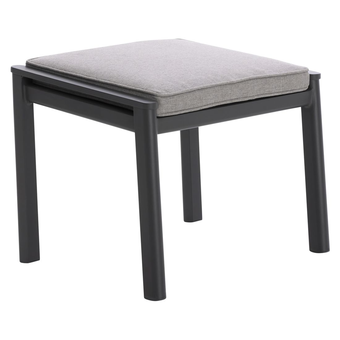 Interliving 7014 Gartenhocker Aluminium mit Sitzkissen