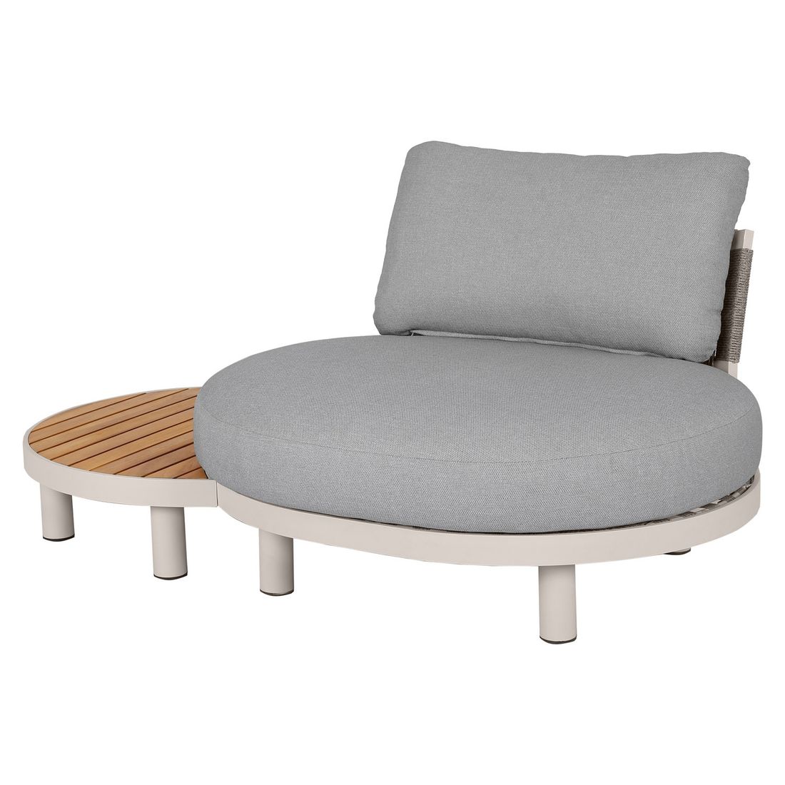 OUTLIV. Washington Loungeset inkl. Loungetische Aluminium/Akazie/Olefin