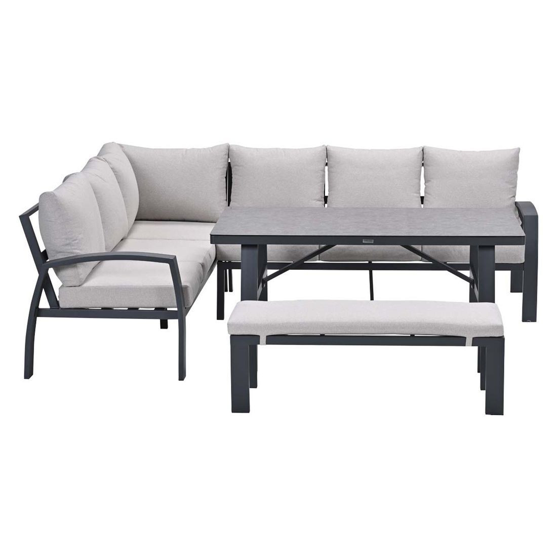 Garden Impressions Vasano Dininglounge Tisch 150x80cm Aluminium/Polyester