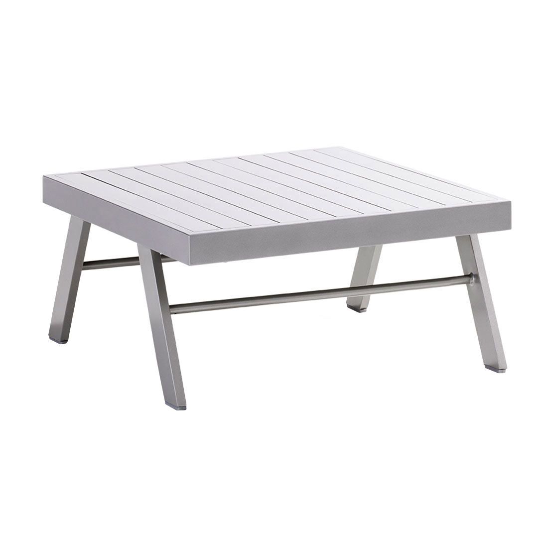 Sieger Auckland Loungehocker Aluminium/Sunproof