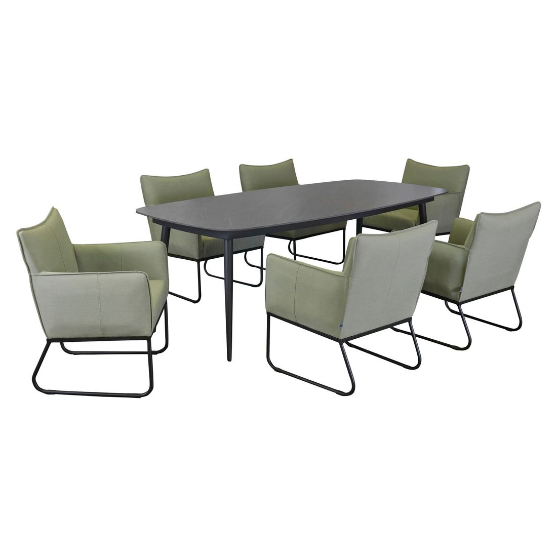 LC Garden Loma Gartenmöbel-Set L (6 Plätze) Tisch 220x100cm