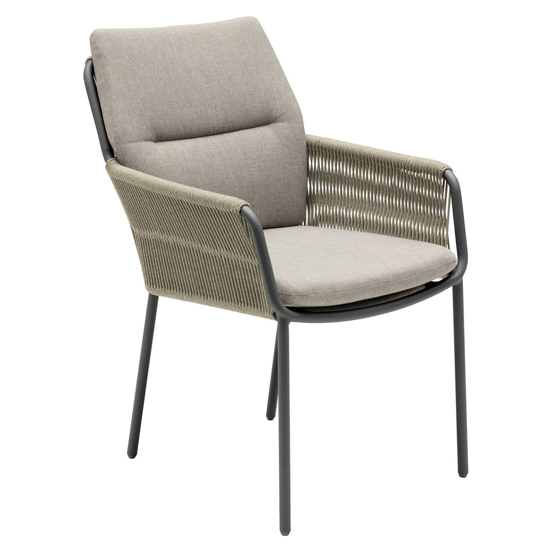 LC Garden Como Gartensessel Aluminium mit Sitz- und Rückenkissen