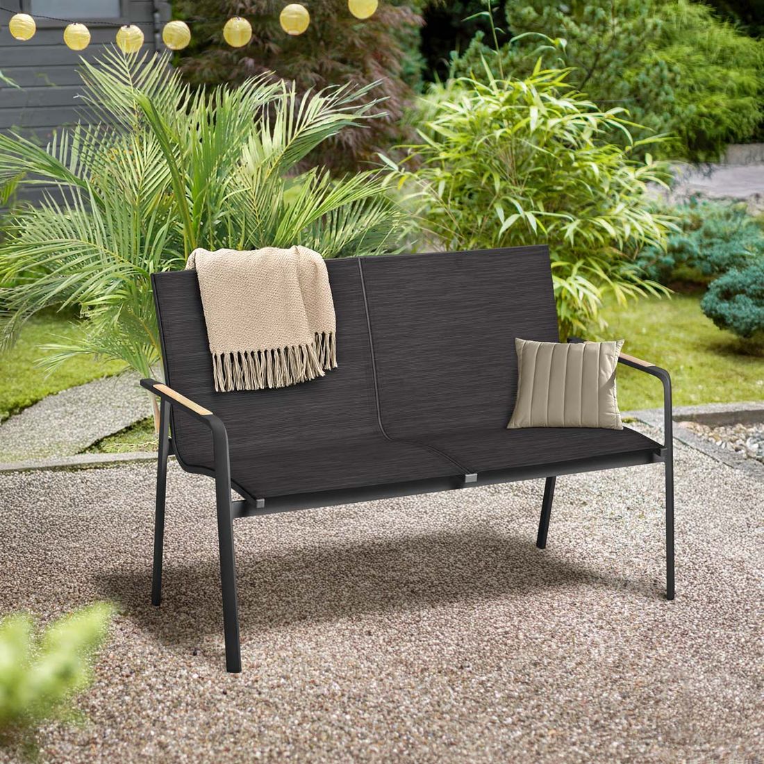 Kettler Diamond Gartenloungesofa Aluminium/Outdoorgewebe