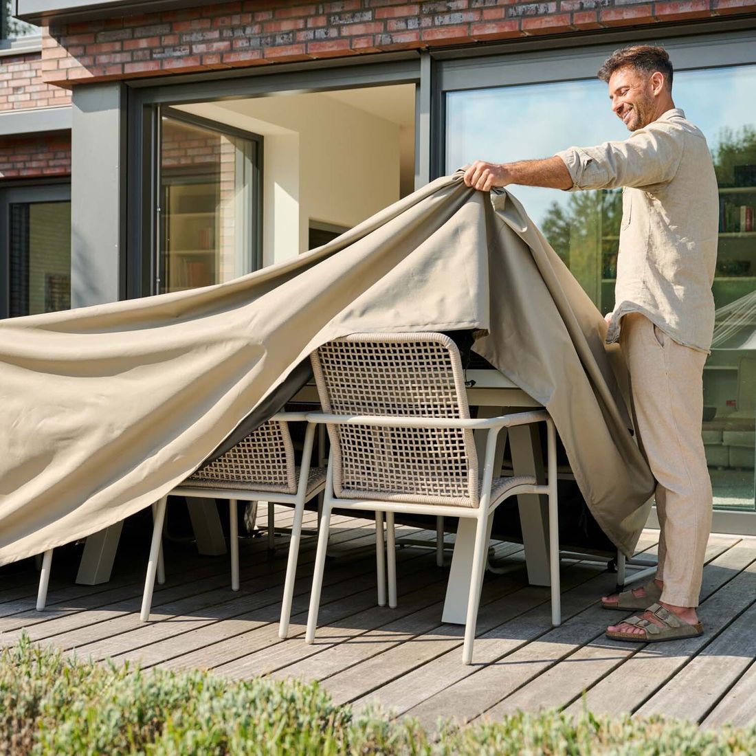 Siena Garden Plus Gartenmöbel-Set Schutzhülle 240x150x85cm
