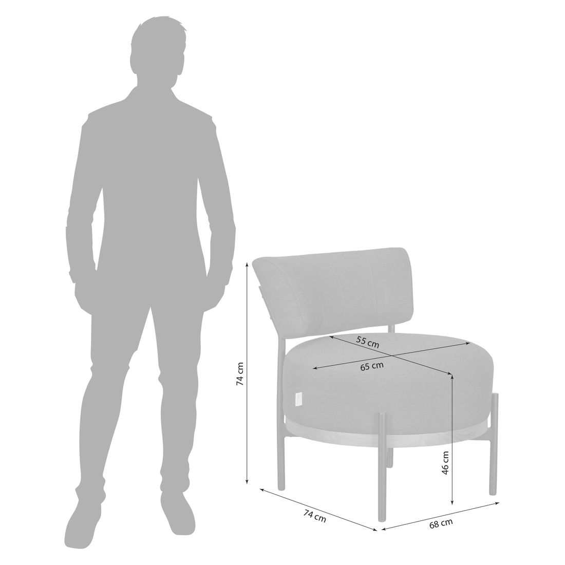 LC Garden Sunbay Loungesessel Aluminium/Sunbrella