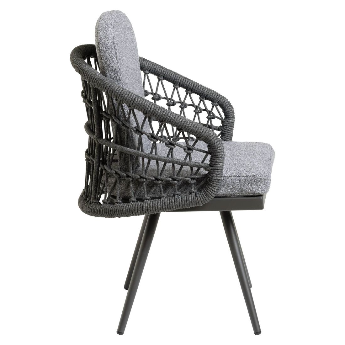 Interliving 7012 Gartensessel drehbar Aluminium mit Sitz- und Rückenkissen