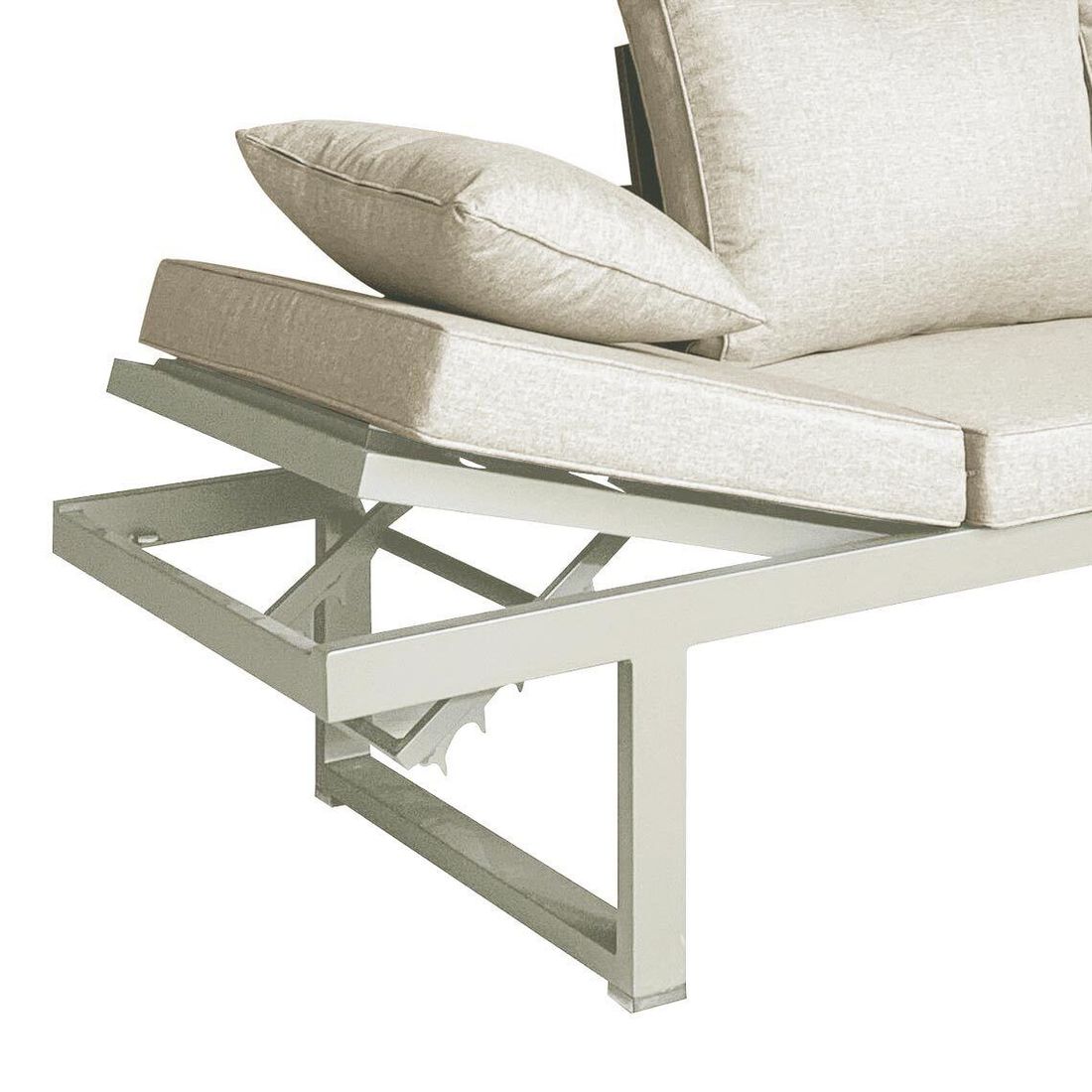 LC Garden Bondino Dininglounge Tisch 180x90cm Aluminium/Olefin