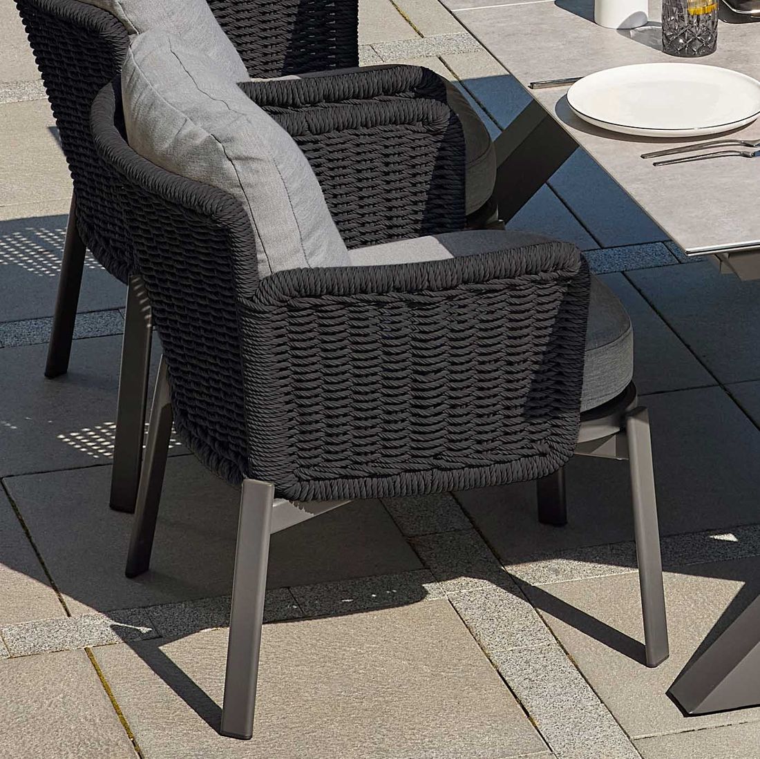 LC Garden Catalina Gartensessel Aluminium/Rope
