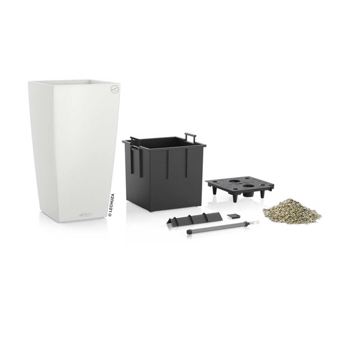 Lechuza Cubico Pflanztopfset 2-teilig 40x40x75cm Kunststoff