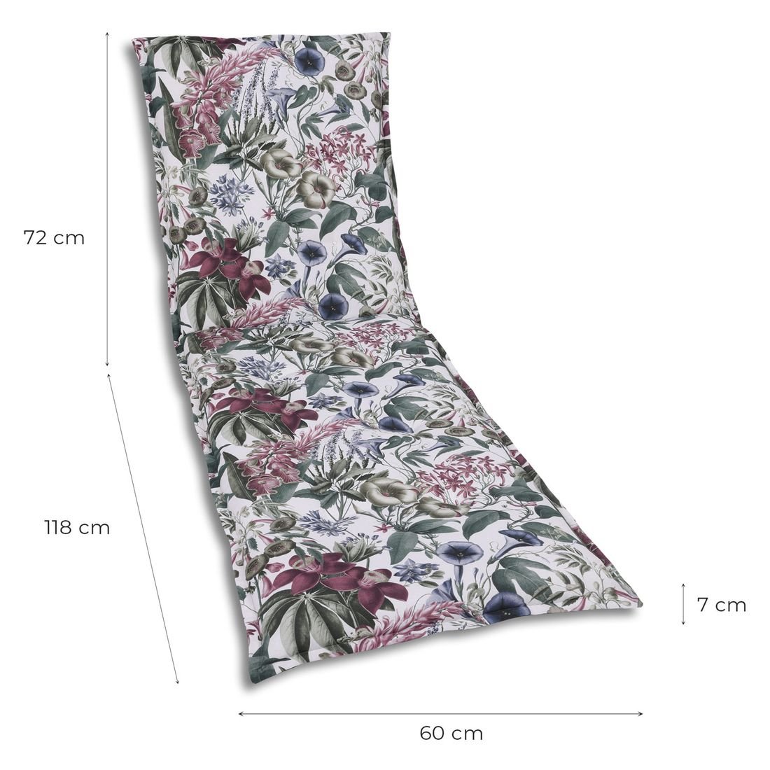 GO-DE Gartenliegenauflage 60x190cm Mischgewebe