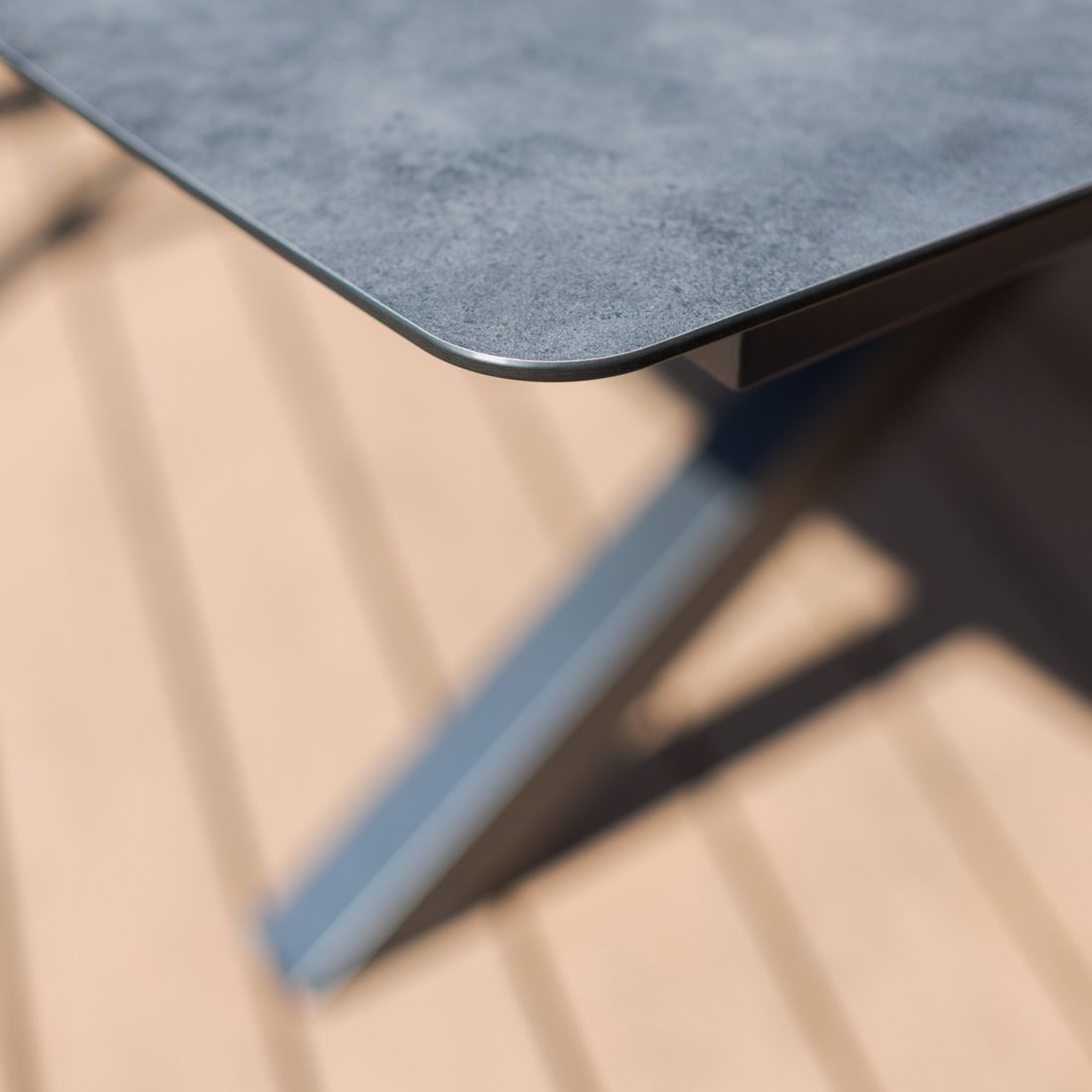 Kettler Cubic Gartentisch 180x100cm Aluminium/HPL