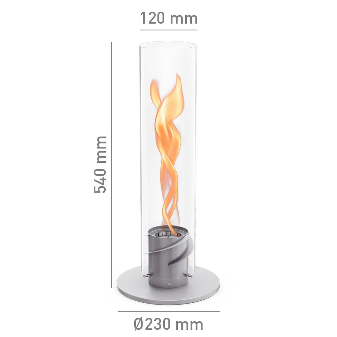 höfats SPIN 1200 Tischfeuer Ø12x54cm