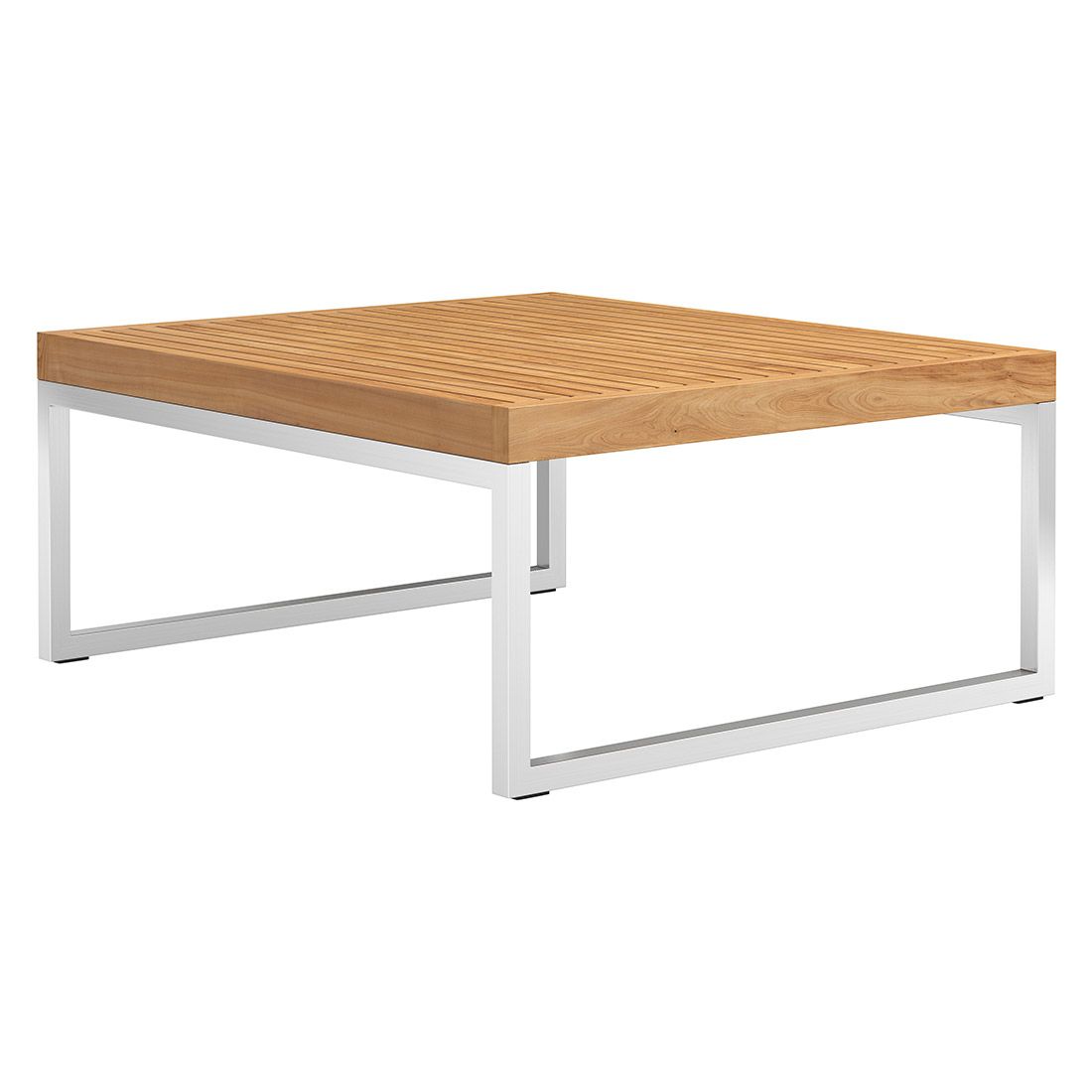 OUTLIV. Hawaii Loungetische 2er Set Edelstahl/Teak