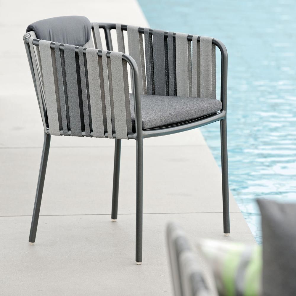 Stern Space Gartensessel Aluminium mit Sitzkissen