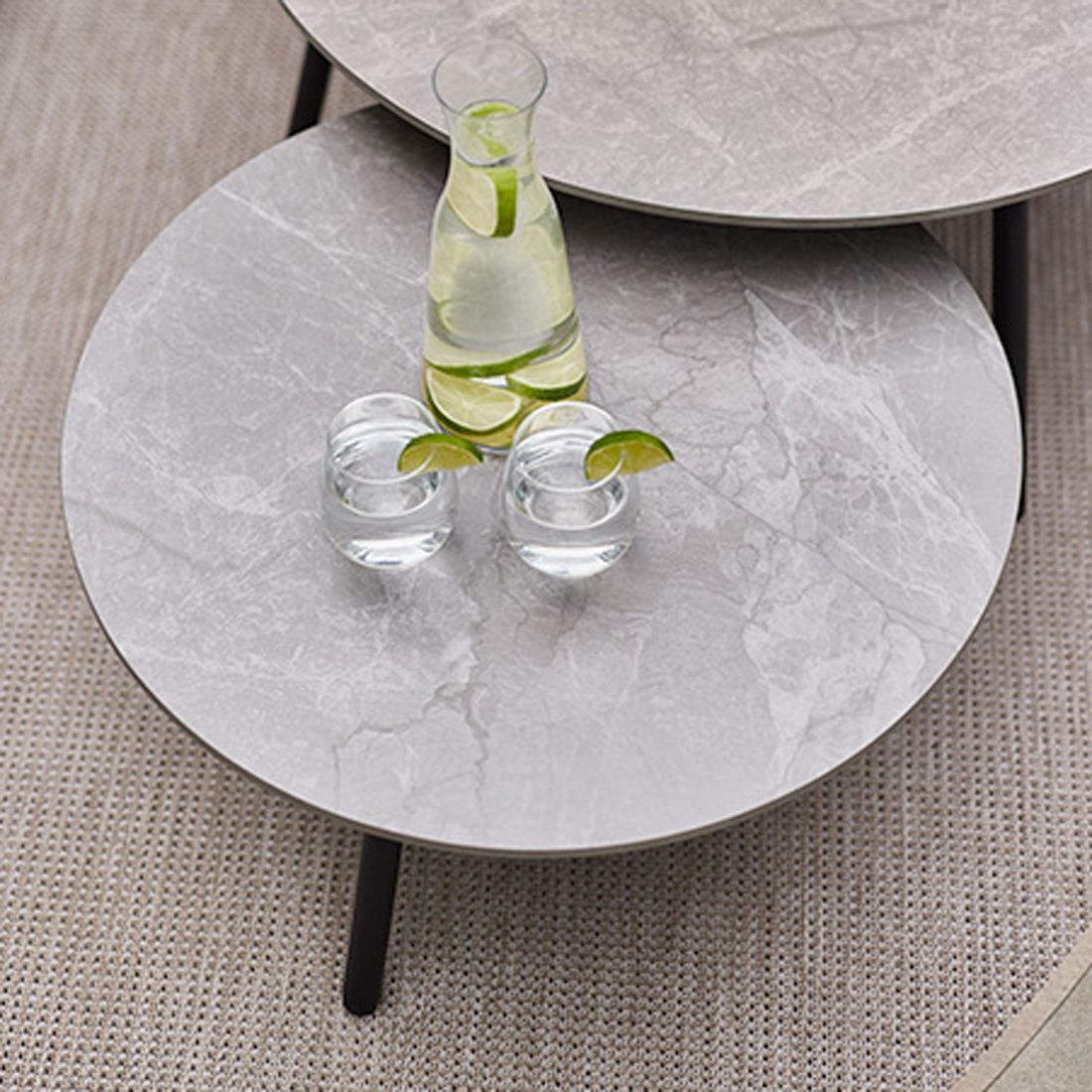 Hartman Monaco Beistelltisch Garten Aluminium/Keramik