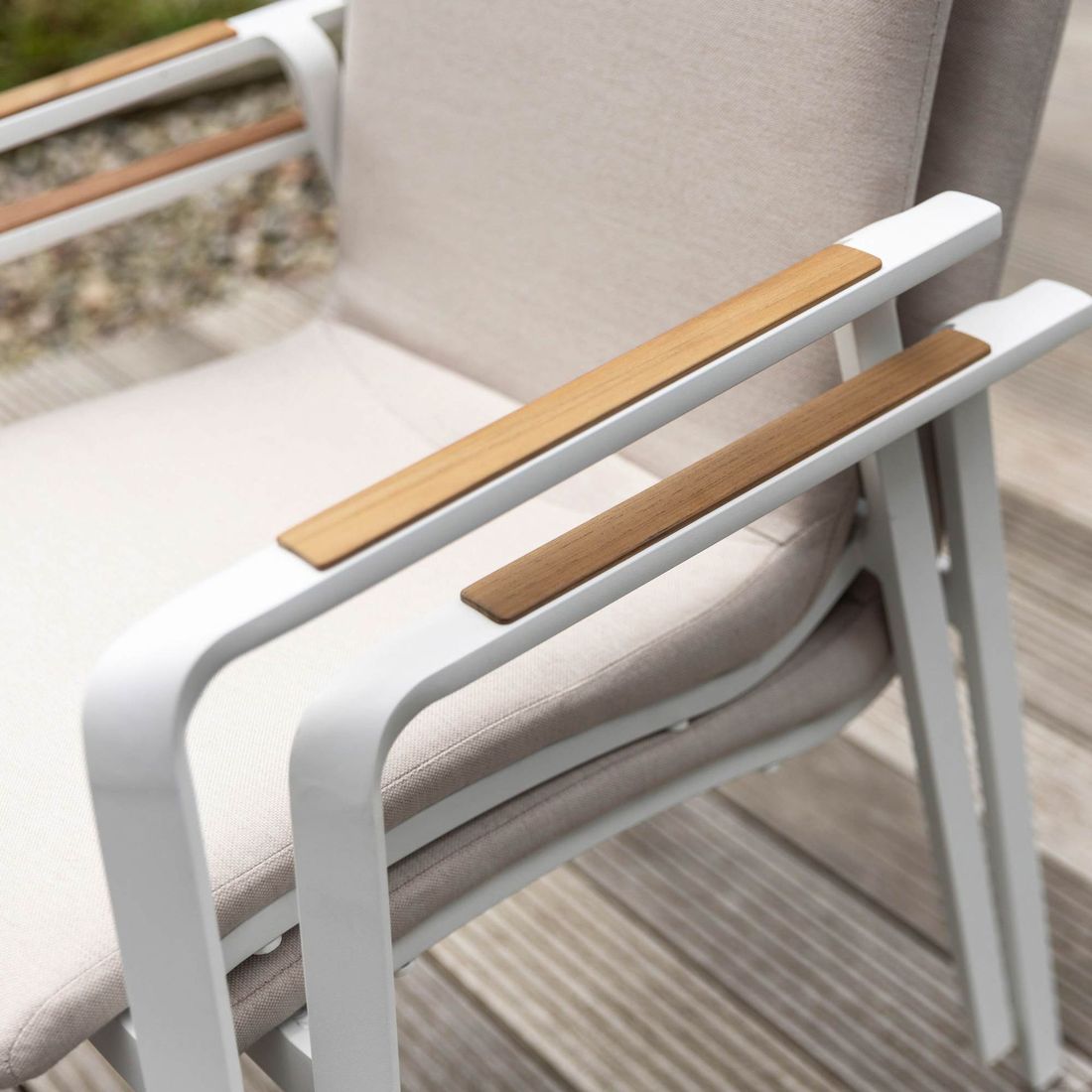 Kettler Diamond Stapelsessel Aluminium/Sunbrella