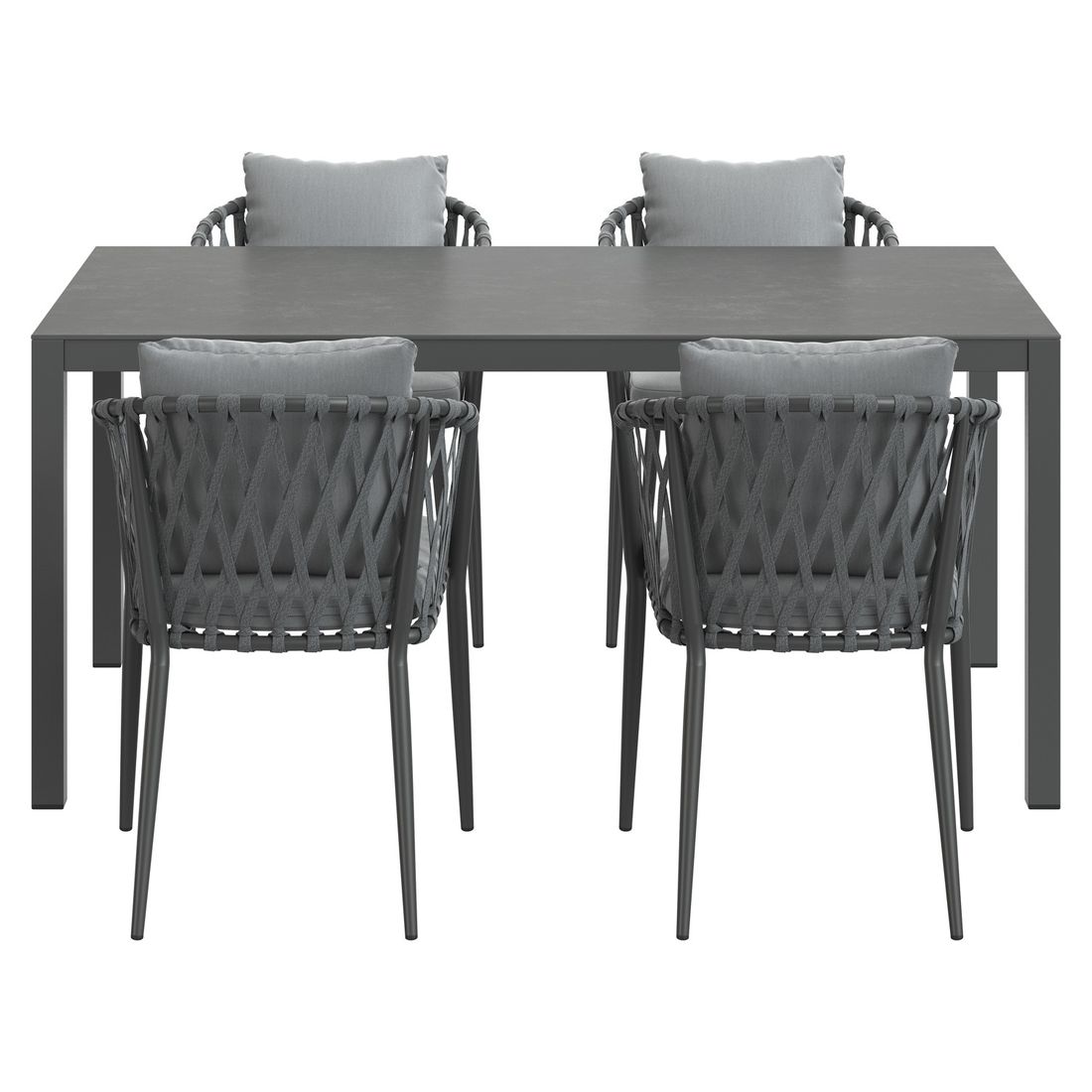 LC Garden Sunrepo Gartenmöbel-Set M (4 Plätze) mit OUTLIV. Tisch 160x90cm