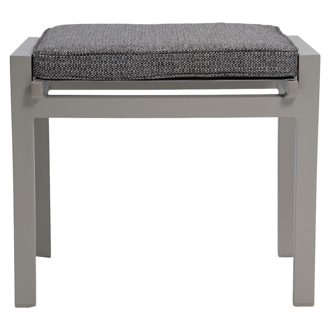 OUTLIV. Perth Gartenhocker Aluminium mit Sitzkissen