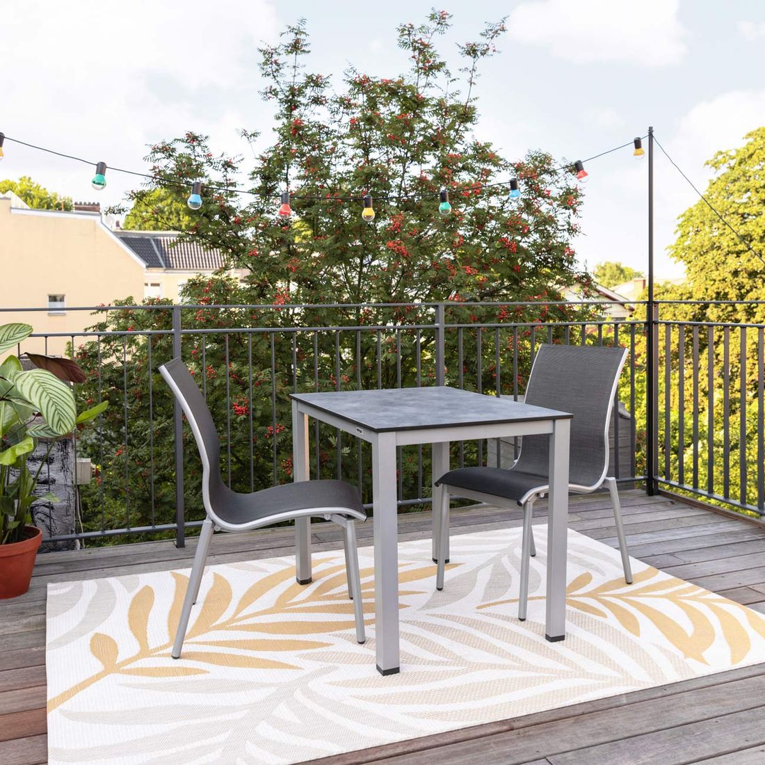 Kettler Tampa Stapelstuhl Aluminium/Outdoorgewebe
