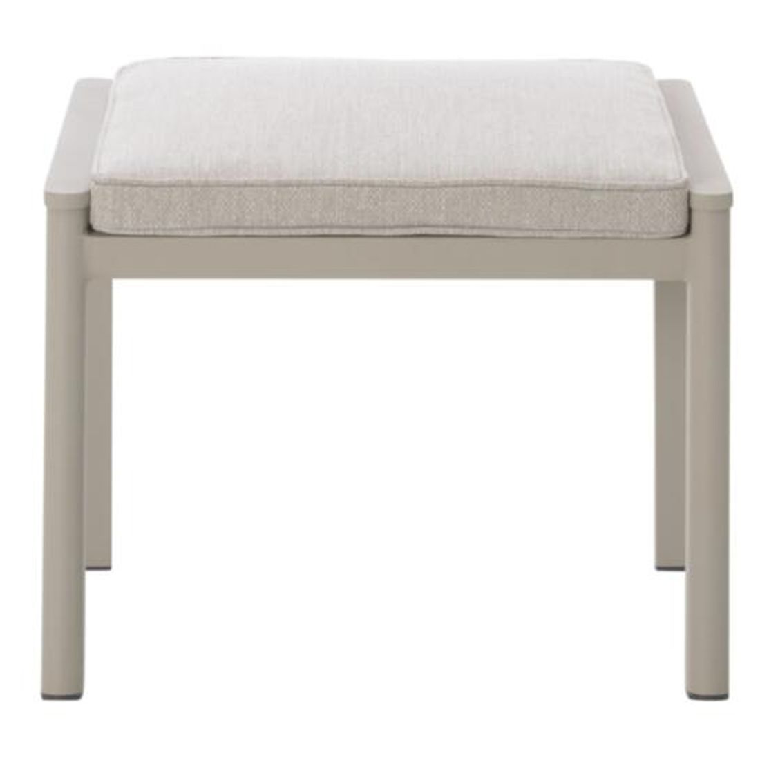 Interliving 7014 Gartenhocker Aluminium mit Sitzkissen