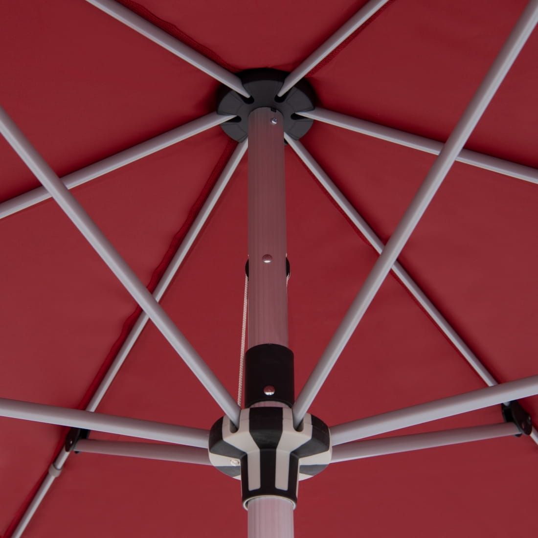 Knirps Silver Mittelstockschirm 230x150cm mit Kurbel