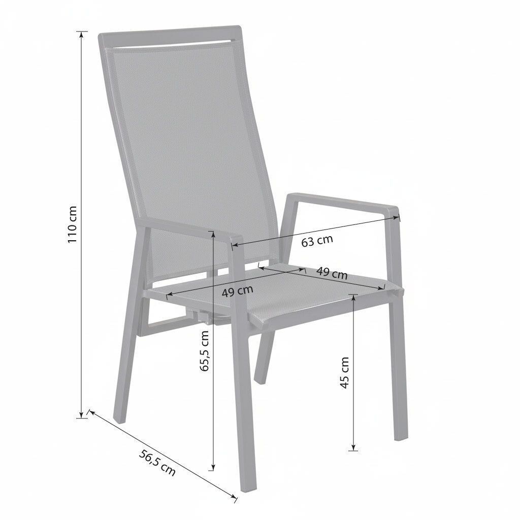 LC Garden Sunfort Gartenmöbel-Set Tisch 160/210x90cm