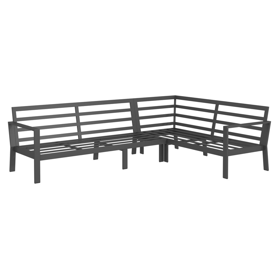 OUTLIV. Atlanta Low Dining Dininglounge Tisch 150x90cm Aluminium/Olefin