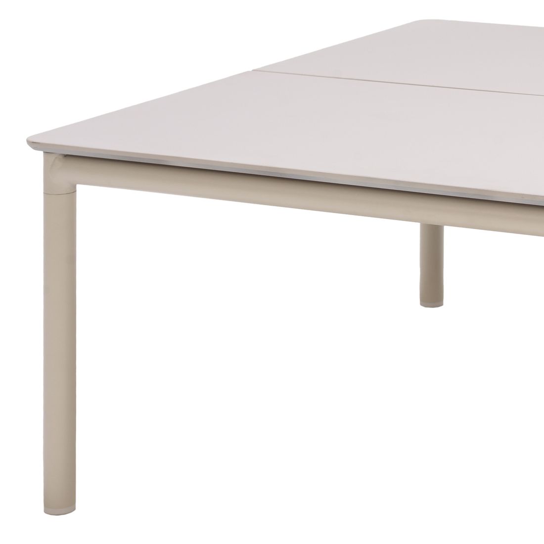 LifestyleGarden Horizon Loungetisch 90x90cm Aluminium/Duraboard