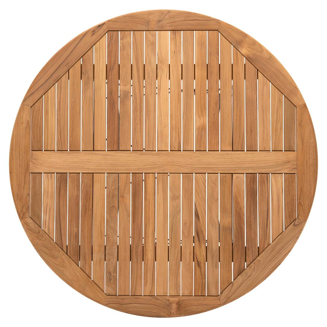 4Seasons Bellini Gartentisch Ø120cm Stahl/Teak