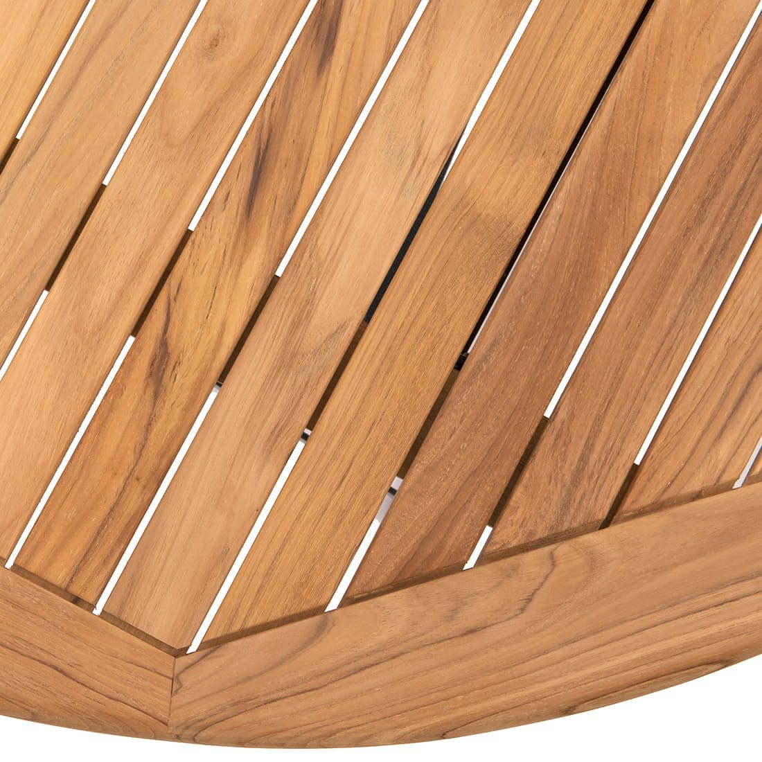 4Seasons Bellini Gartentisch Ø120cm Stahl/Teak