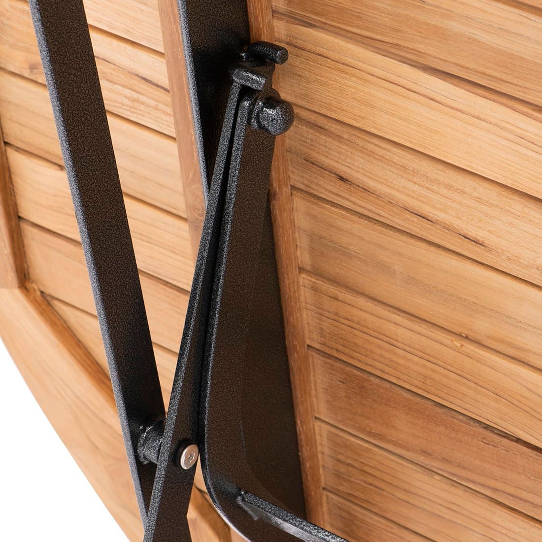 4Seasons Bellini Gartentisch Ø120cm Stahl/Teak