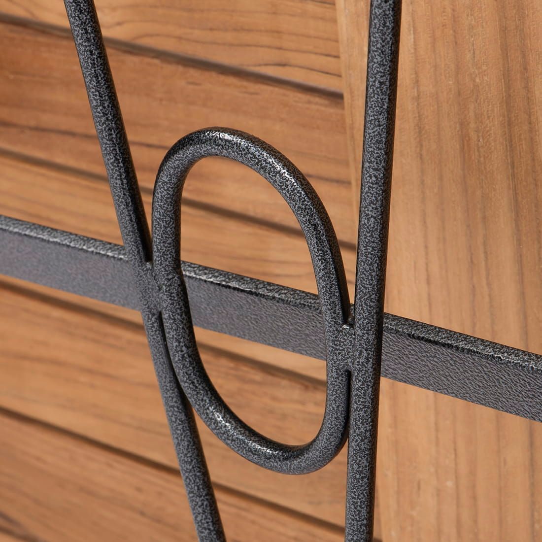 4Seasons Bellini Gartentisch Ø120cm Stahl/Teak