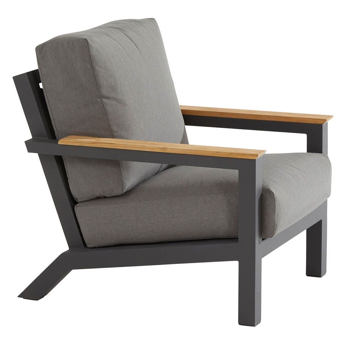 4Seasons Capitol Loungesessel Aluminium/Olefin