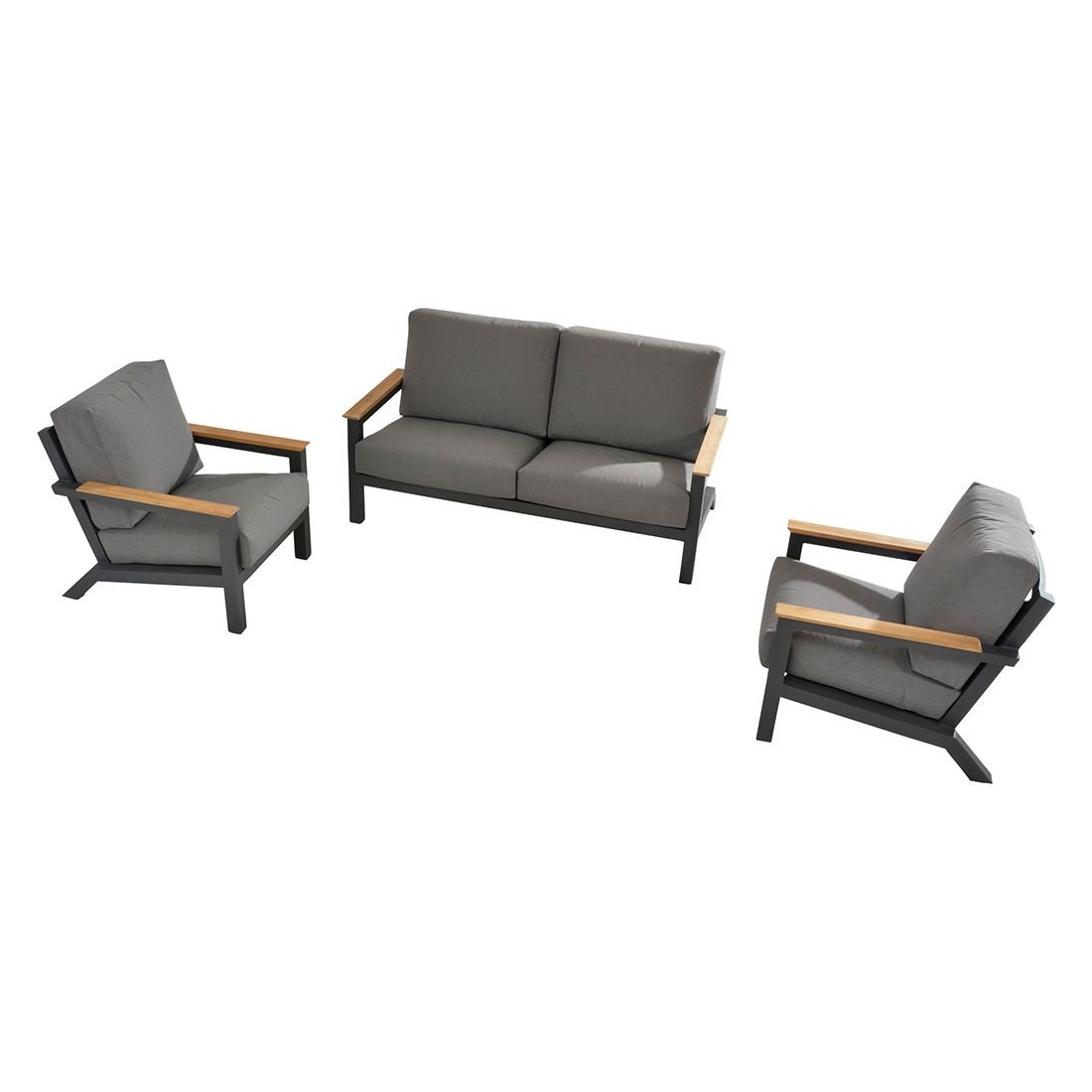 4Seasons Capitol Loungesessel Aluminium/Olefin