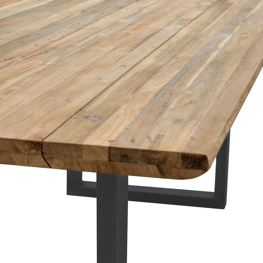 OUTLIV. Alkas Dininglounge Tisch 200x100cm Teak/Sunproof U-Beine