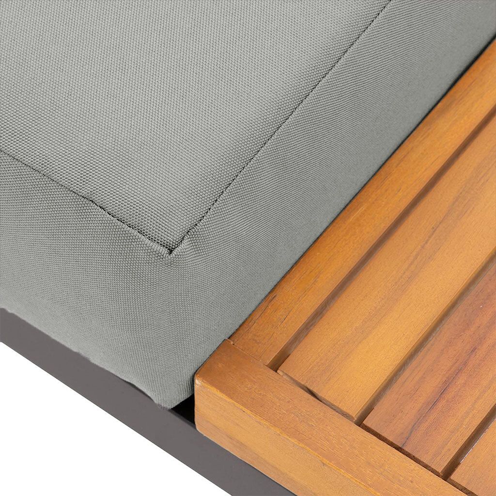 OUTLIV. Bern Ecklounge inkl. Loungetisch Aluminium/Olefin