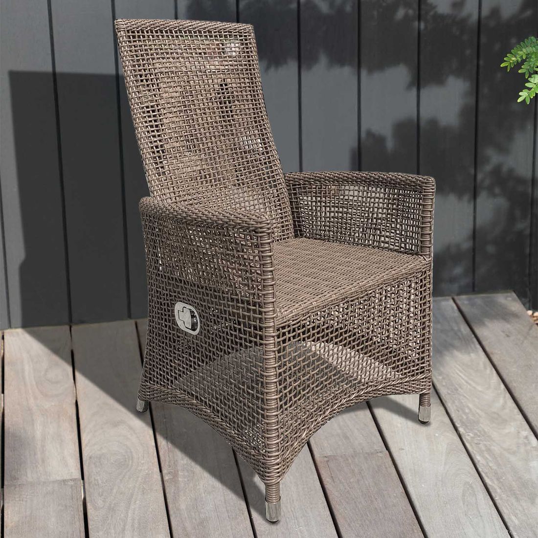 Zebra Loft Gartensessel verstellbar Geflecht