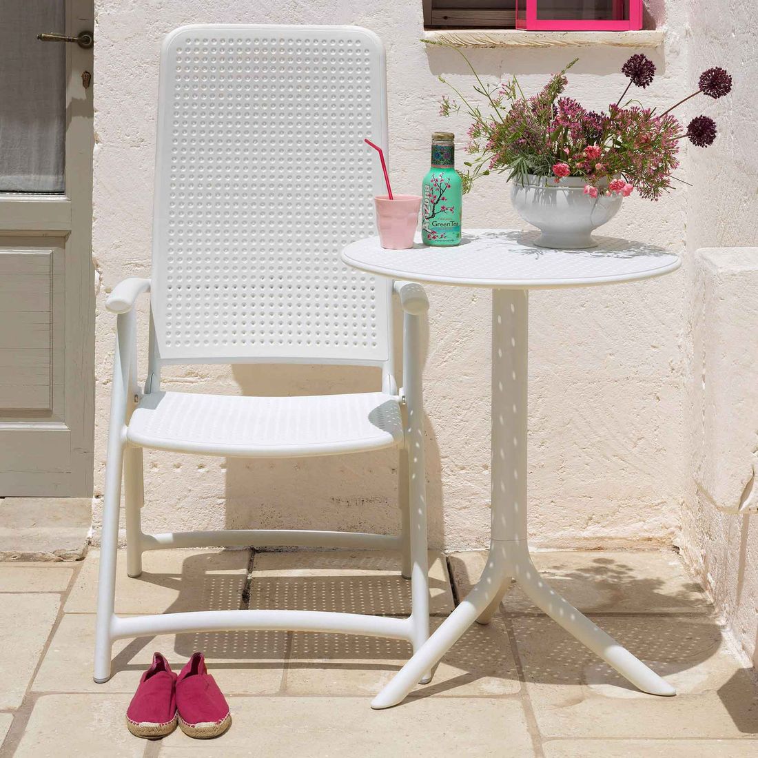 Nardi Step Gartentisch Ø60,5cm Kunststoff