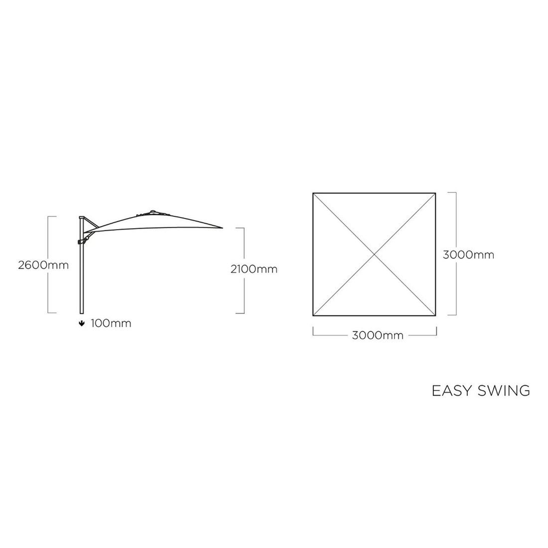 Kettler Easy Swing Ampelschirm