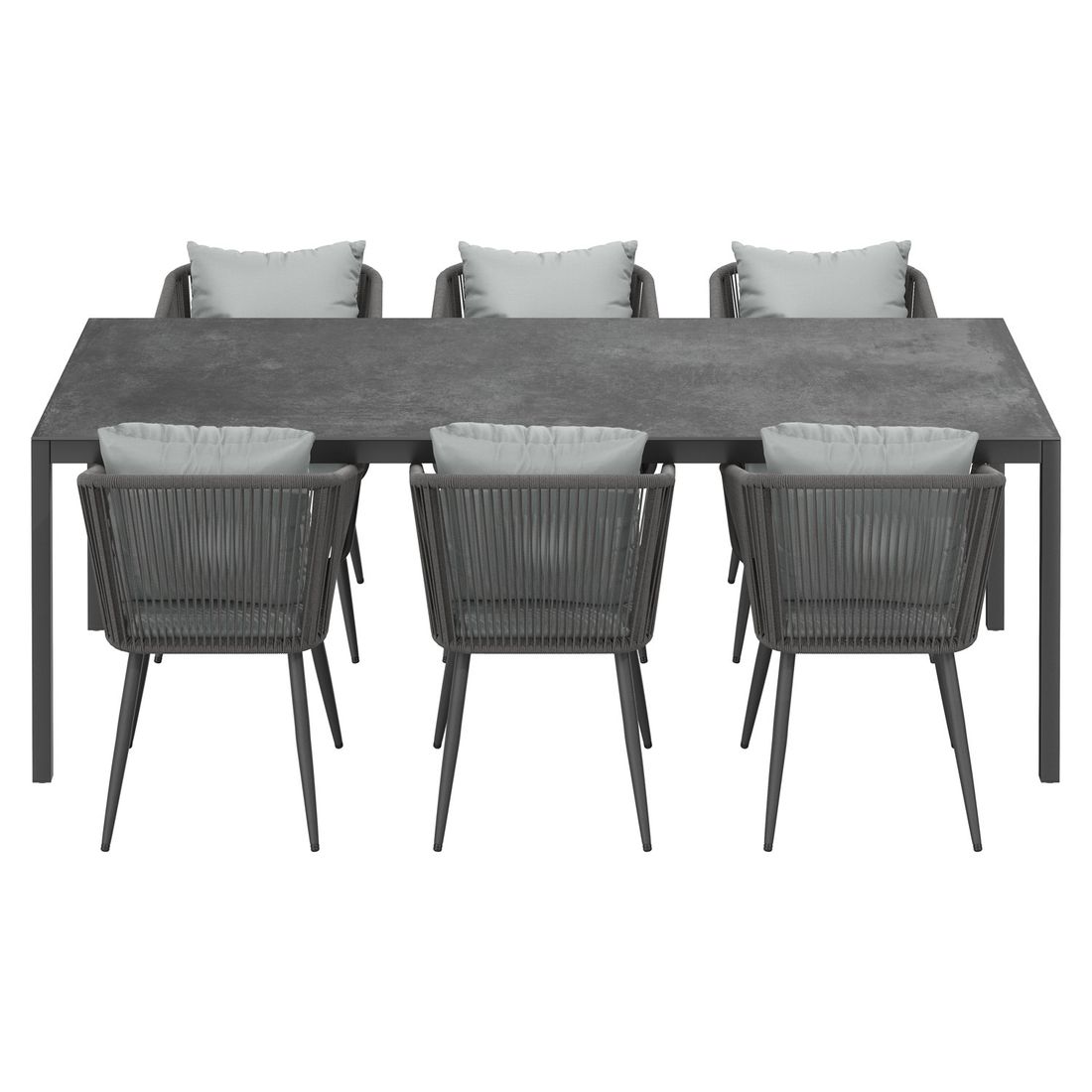 OUTLIV. Alex Gartenmöbel-Set Aluminium/Keramik