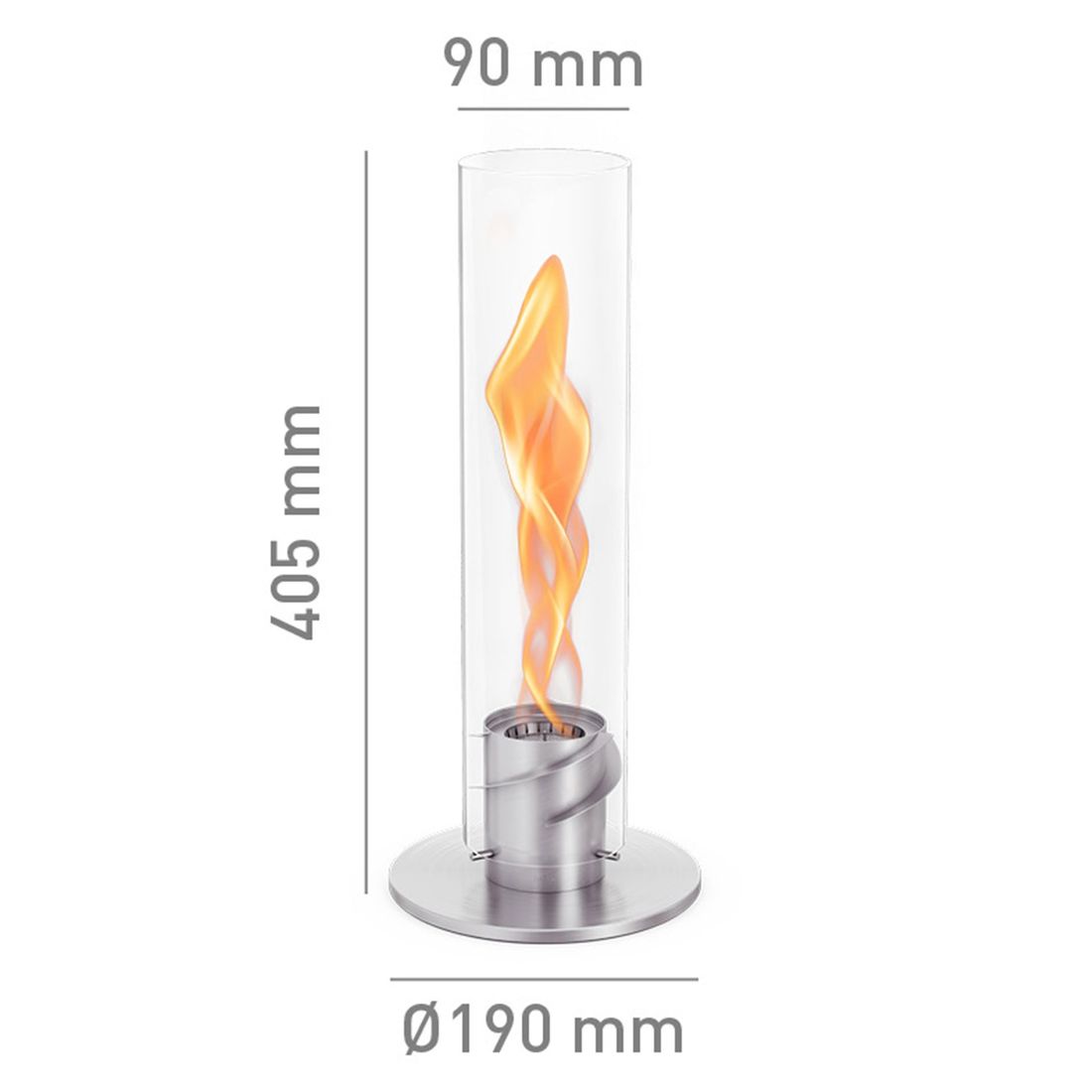 höfats SPIN 900 Tischfeuer Ø9x40,5cm