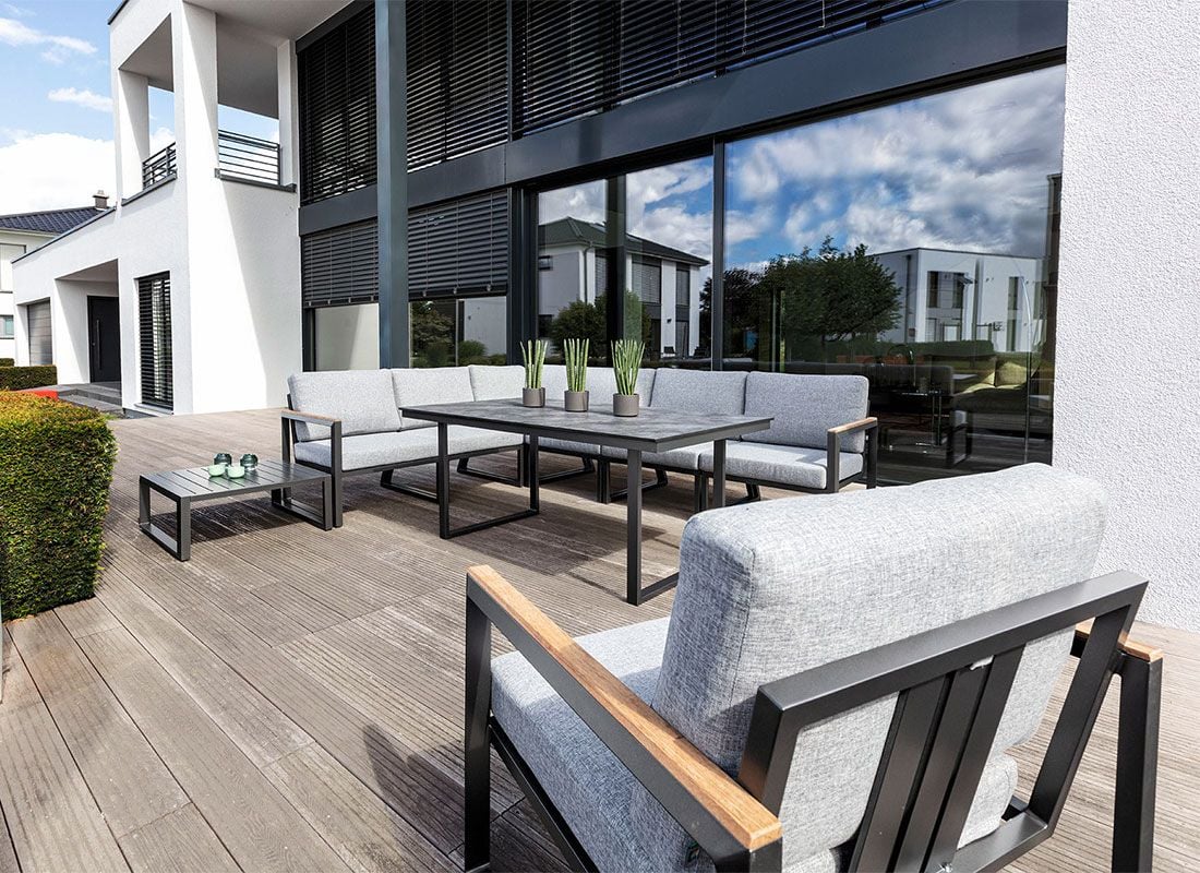 Kettler Ocean Skid Modular Loungesessel Aluminium/Olefin