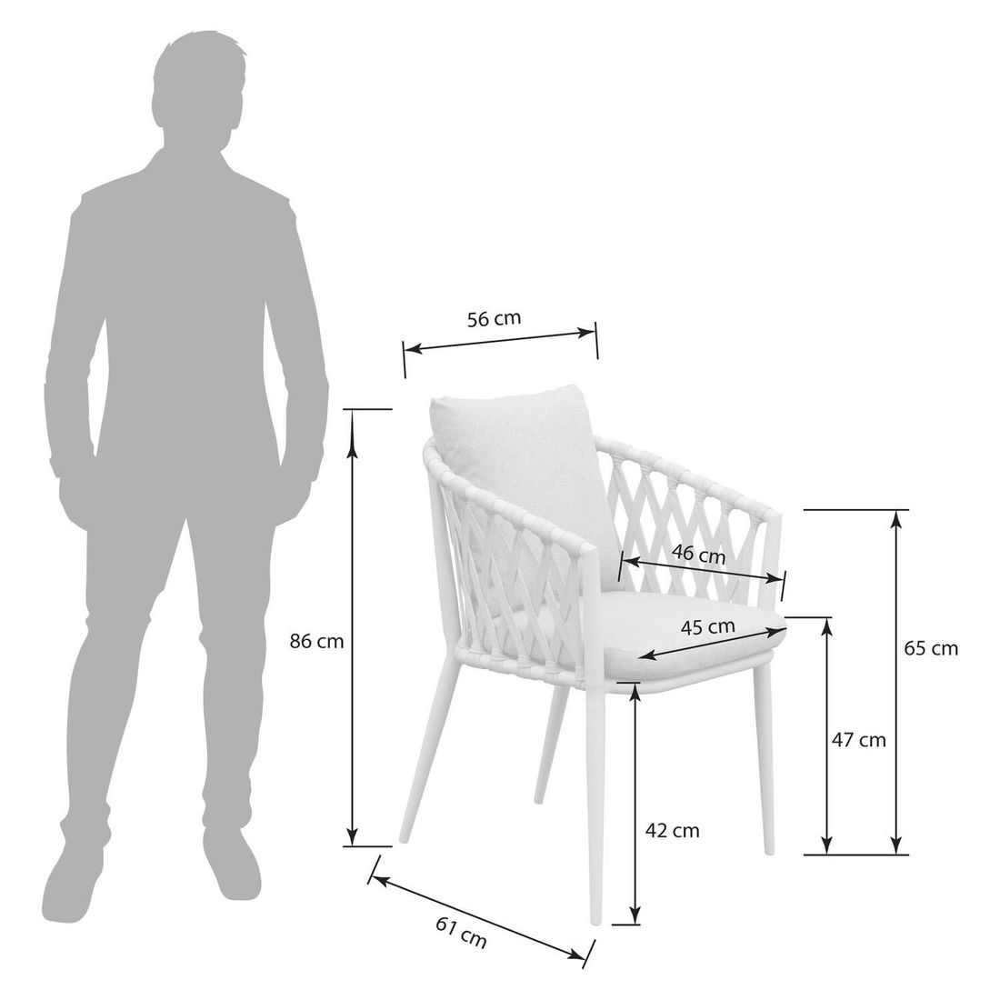 LC Garden Sunrepo Gartenmöbel-Set L 6 (Plätze) Tisch 160/210x100cm