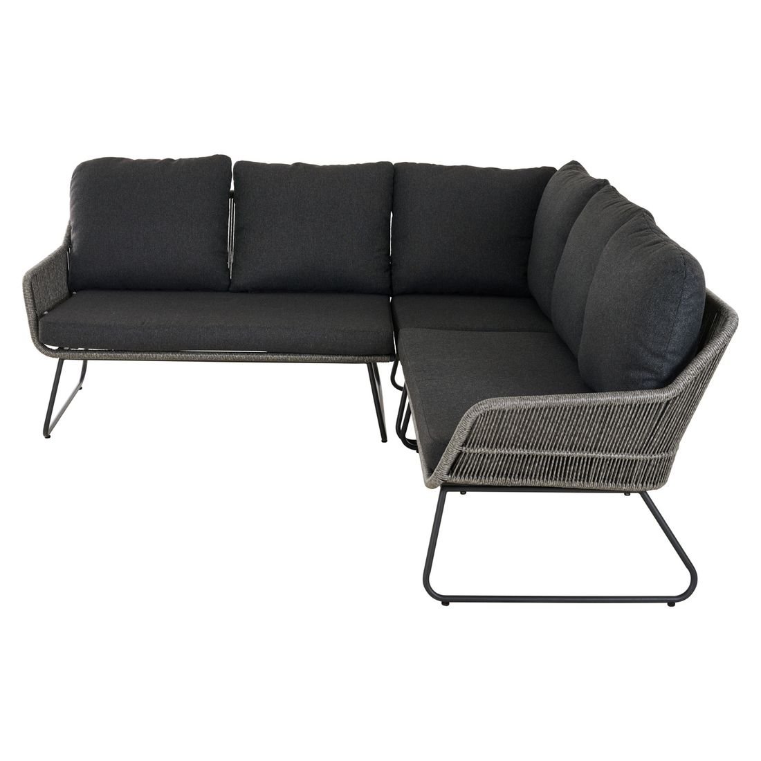 Siena Garden Kansas Ecklounge Aluminium/Geflecht