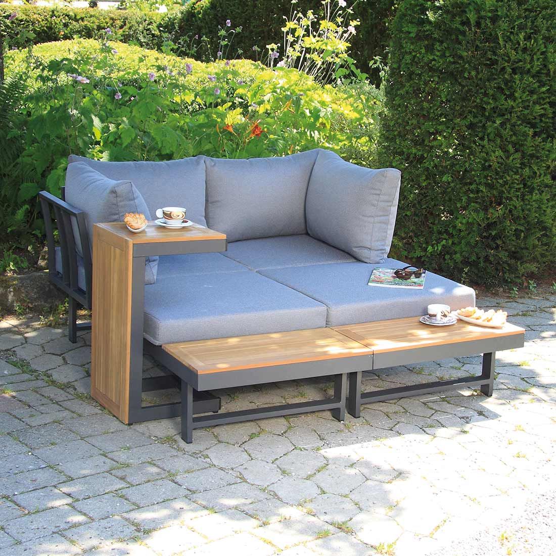 Acamp Shadow Ecklounge Aluminium/Kunstfaser