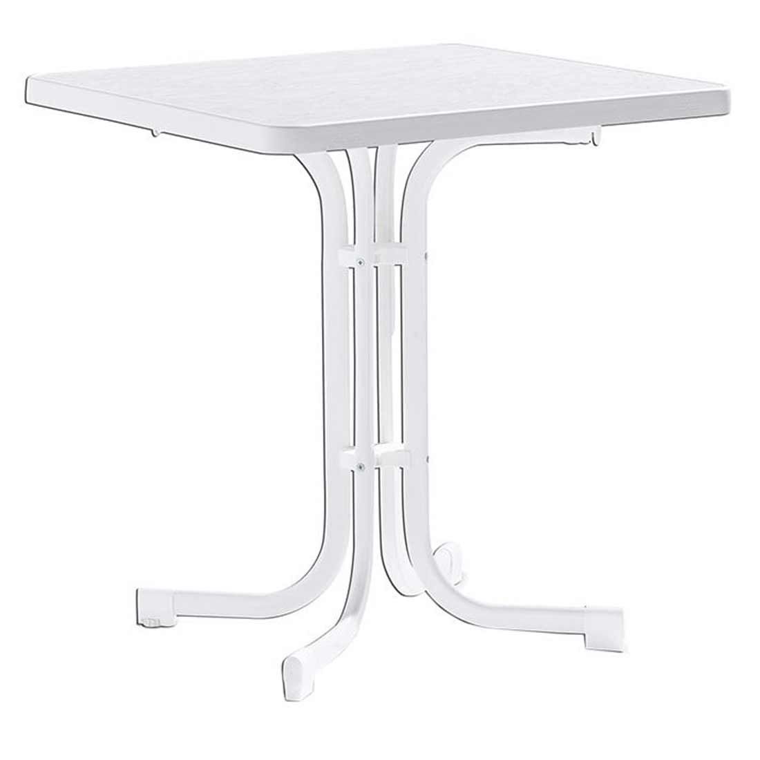 Sieger Boulevard Klapptisch 70x70cm Stahl/Mecalit