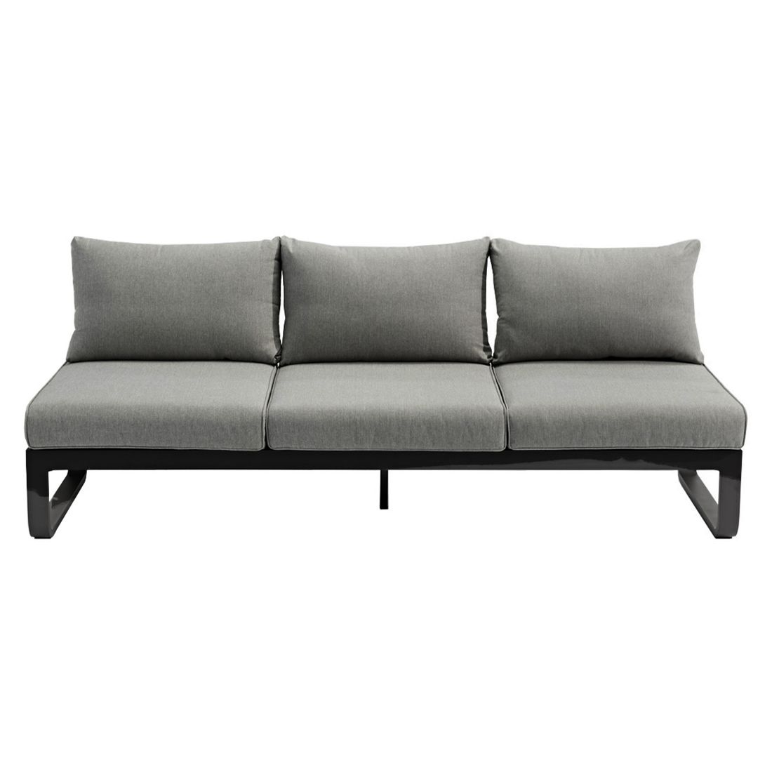 Zebra Fly Gartenloungesofa verstellbar Aluminium/Olefin