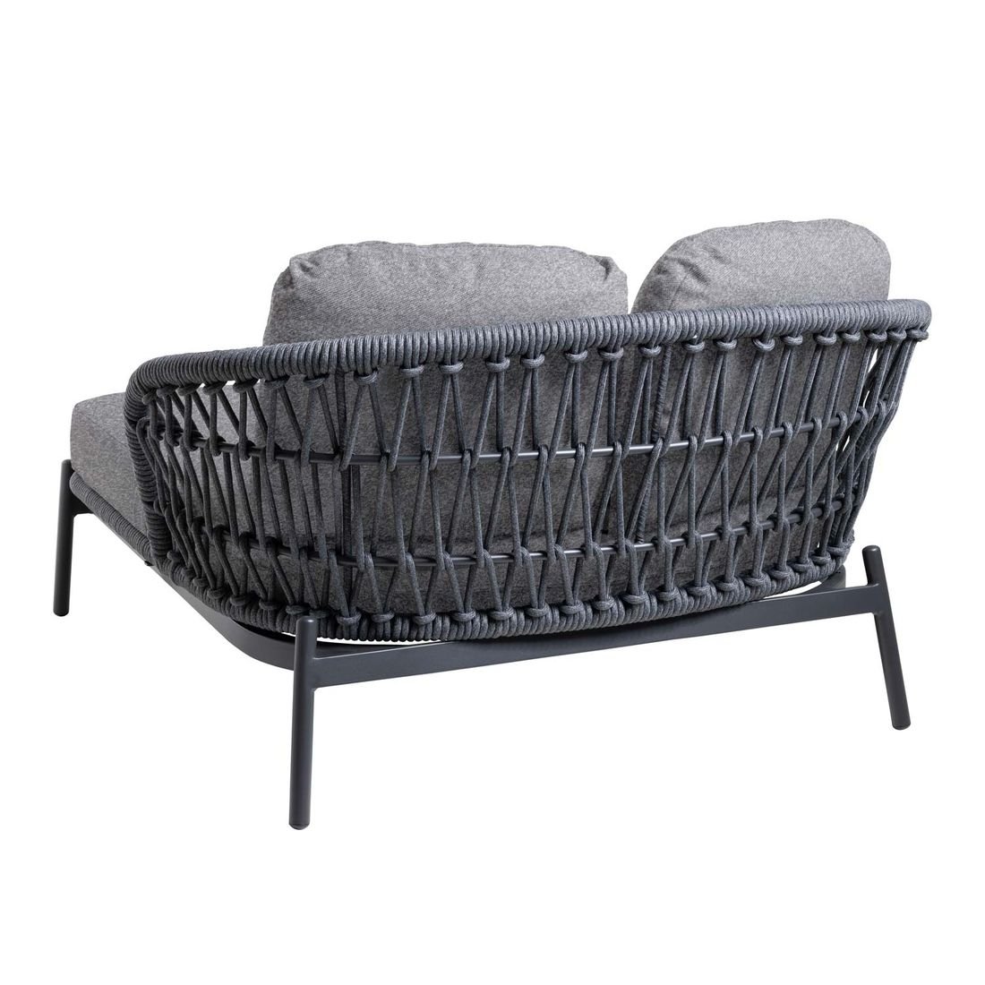 Interliving 7013 Doppelliege Aluminium/Rope/Olefin