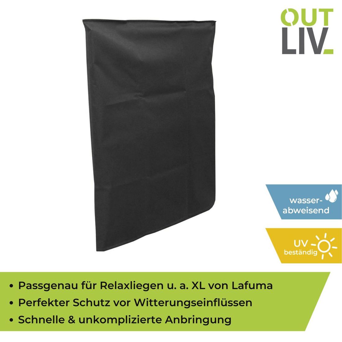 OUTLIV. Deluxe Lafuma XL Relaxliege Schutzhülle 107x90cm